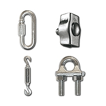 Accesorios galvanizados e inoxidables Cargo Flet Blasant