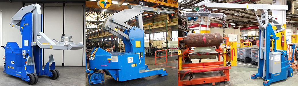 gruas moviles eléctricas para transportar neumáticos 1