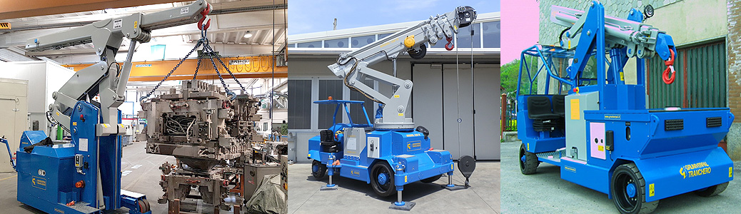 mini gruas eléctricas para transportar neumáticos