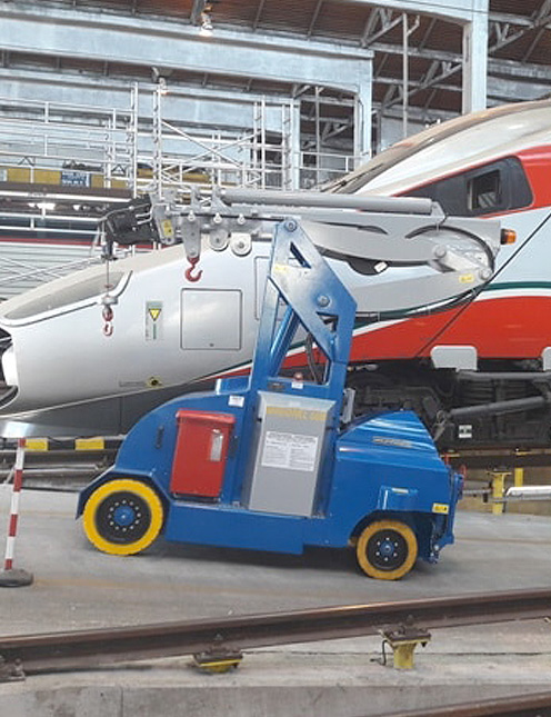 grúa autopropulsada eléctrica