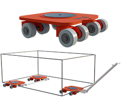 tanquetas de carga giratorias. Manutención Industrial TANQUETAS GIRATORIAS