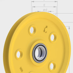 POLEAS FORJADAS GRANDES CARGAS POLEAS FORJADAS GRANDES CARGAS