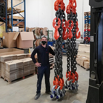 Pulpo de cadena 85 toneladas