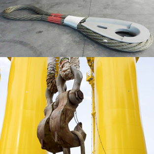 Accesorios de elevación para grandes cargas