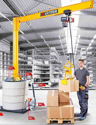 gruas con pluma Cargo Flet Blasant 1