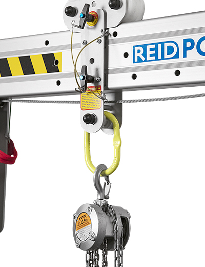 Grúa pórtico móvil aluminio