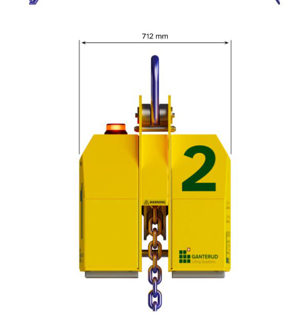 Elevador Nivelador de Cargas para Grúas L3-20Pro Ganterud