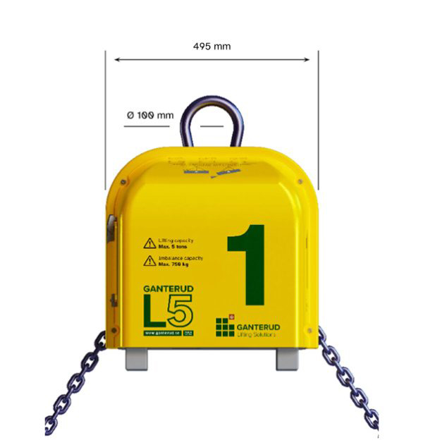 Elevador Nivelador para Grúas L5 Ganterud