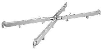 balancín elevacion telescópico en cruz ajustable de aluminio. Capacidad 5 toneladas Balancines de elevacion ligeros de aluminio telescopicos en cruz capacidad 5 toneladas