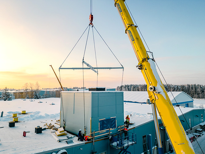 Balancines de elevación telescópicos en cruz muy ligeros 1 Balancines de carga telescópicos