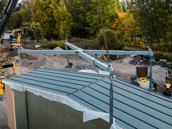 Balancines de elevación telescópicos en cruz muy ligeros 2