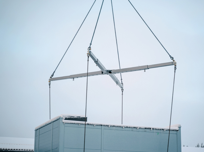 Balancines de carga de aluminio